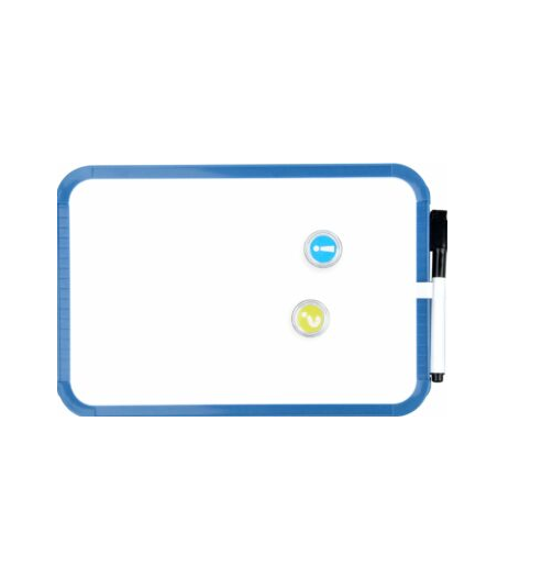 12*Inches Magnetic White Board With Marker & 2 Magnets