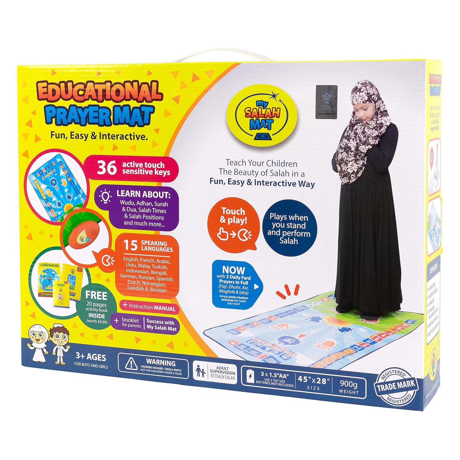 Educational Prayer mat for Kids