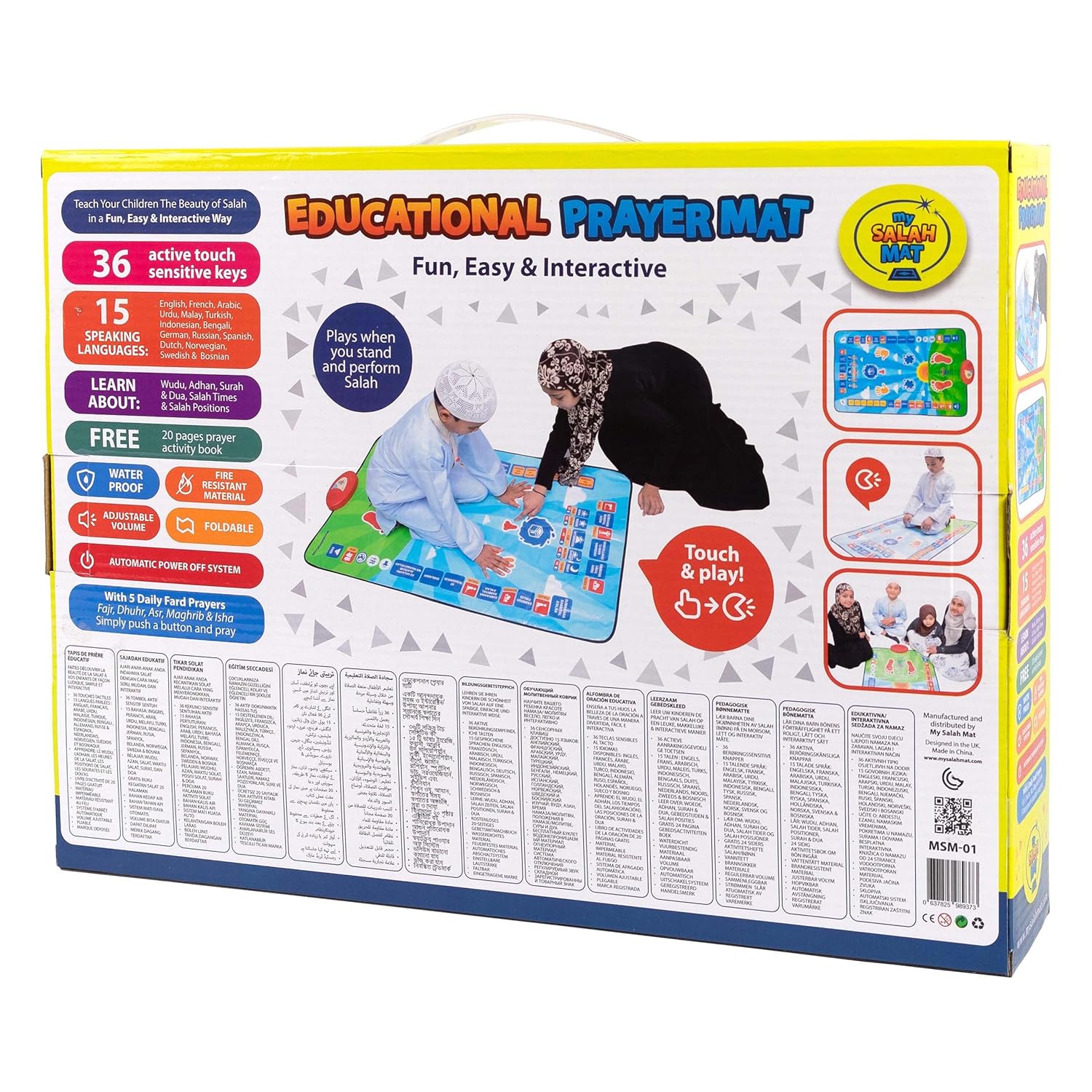 Educational Prayer mat for Kids